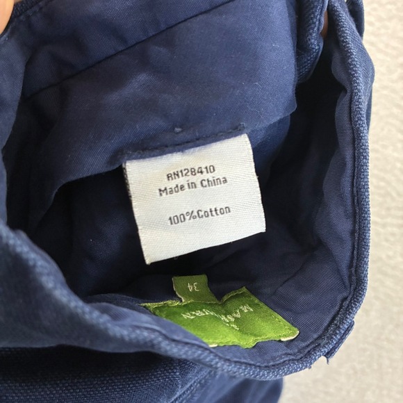 Sid Mashburn Twill Chino Pants Mens 34x32 Blue Preppy Quiet Luxury Cotton Casual - Picture 8 of 8